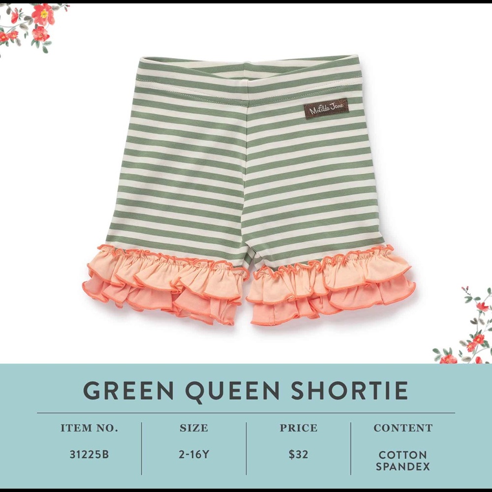 Matilda Jane green queen shorties